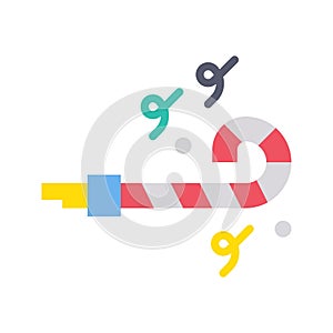 Party Blower Icon Image.