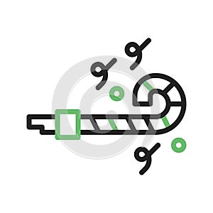 Party Blower Icon Image.