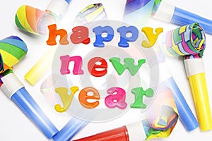 Party Blowers and Happy New Year