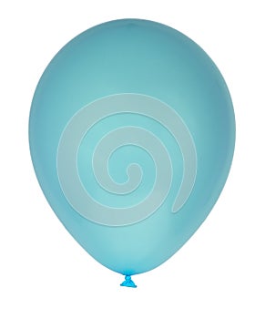 Party blue balloon event decor isolated on the white background