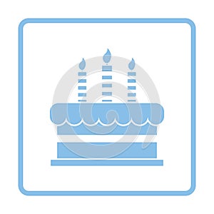 Party cake icon