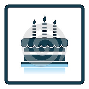 Party cake icon