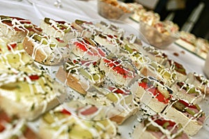 Party canapes