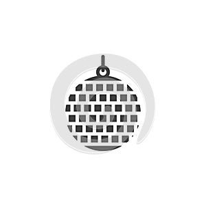 Party disco ball vector icon