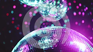 Party disco mirror balls