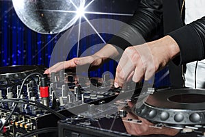 Party DJ in nightclub