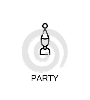 Party flat icon