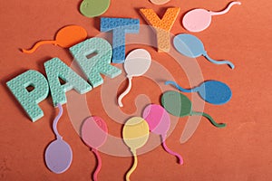 Party fun letters