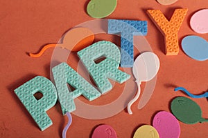 Party fun letters