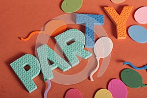 Party fun letters photo