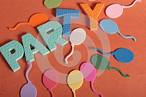 Party fun letters
