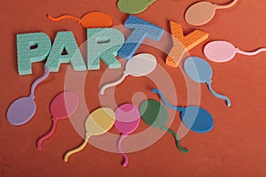Party fun letters photo