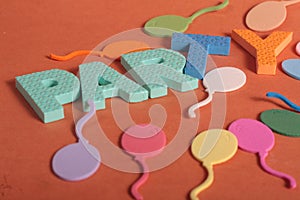 Party fun letters