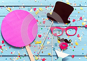 Party fun with photo booth accessories