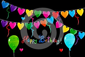 Party Happy Birthday Vector Background