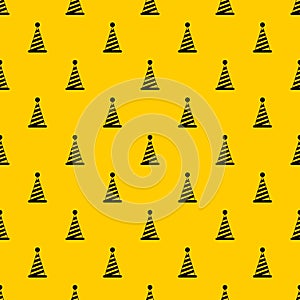 Party hat pattern vector
