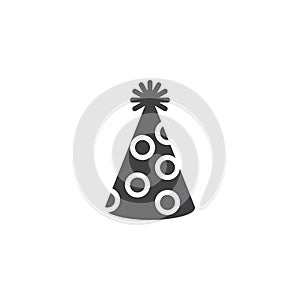 Party hat vector icon