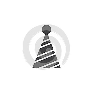 Party hat vector icon