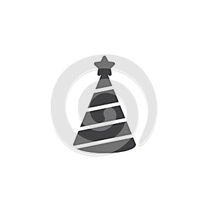 Party hat vector icon