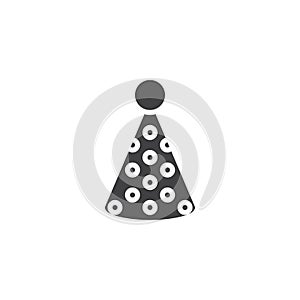 Party hat vector icon