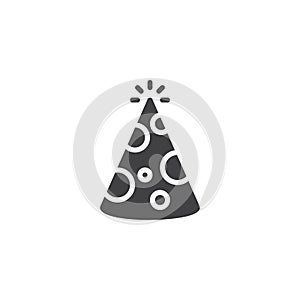 Party hat vector icon