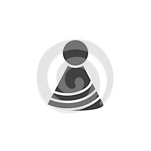 Party hat vector icon