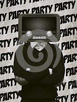 Party head illustrations
