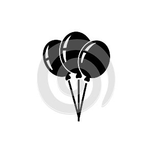 Party Helium Balloons Vector Icon