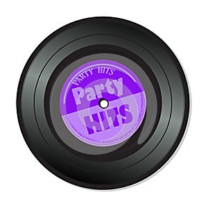 Party hits vinyl record