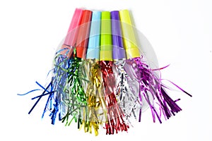 Party Horn Blower with colored streamers