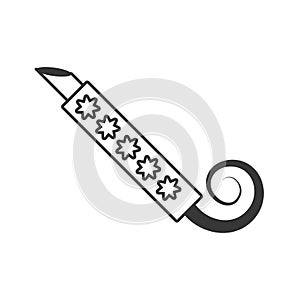 party horn icon image design