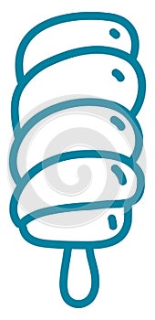 Party ice cream, icon