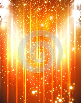 Party light stage background