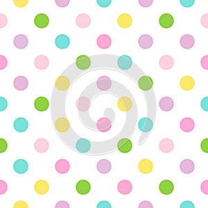 Party Polka dot Decor Seamless Pattern