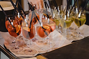 Party service drinks cocktails wedding