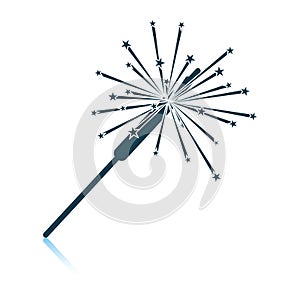 Party sparkler icon