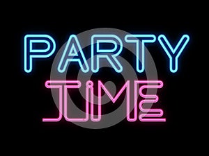 Party Time Neon Sign