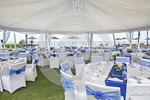 Party or wedding set up