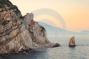 Parus Sail rock near Gaspra, Yalta, Crimea