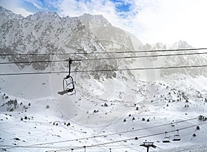 Pas de la Casa ski resort of Andorra photo