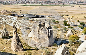 Pasabag Fairy Chimneys in Cappadocia. Turkey