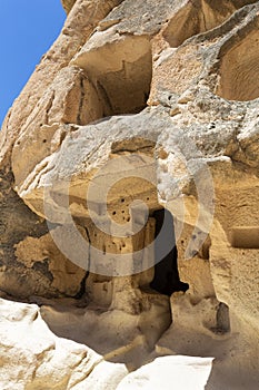 Pasabag, its famous fairy chimneys in Goreme Valley, Cappadocia