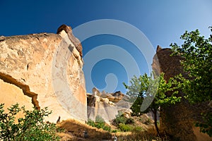 Pasabagi in Cappadocia. Fairy Chimneys or hoodoos in Goreme