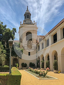 The Pasadena City Hall garden