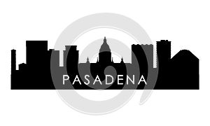 Pasadena skyline silhouette.
