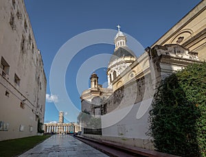 Pasaje Juramento and Cathedral at National Flag Memorial Monumento Nacional a la Bandera - Rosario, Santa Fe, Argentina photo