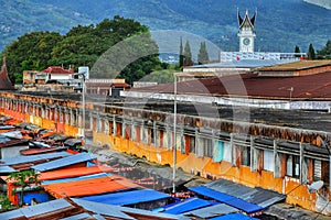 Pasar bawah matket in west sumatera photo