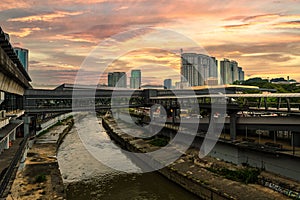 Pasar Sini train interconnection station photo