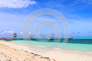 Pasarela Hemingway opposite Hotel Melia in Cayo Guillermo, next to Cayo Coco, Cuba photo