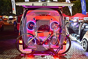 Van sound system at Bumper to Bumper car show in Pasay, Philippines